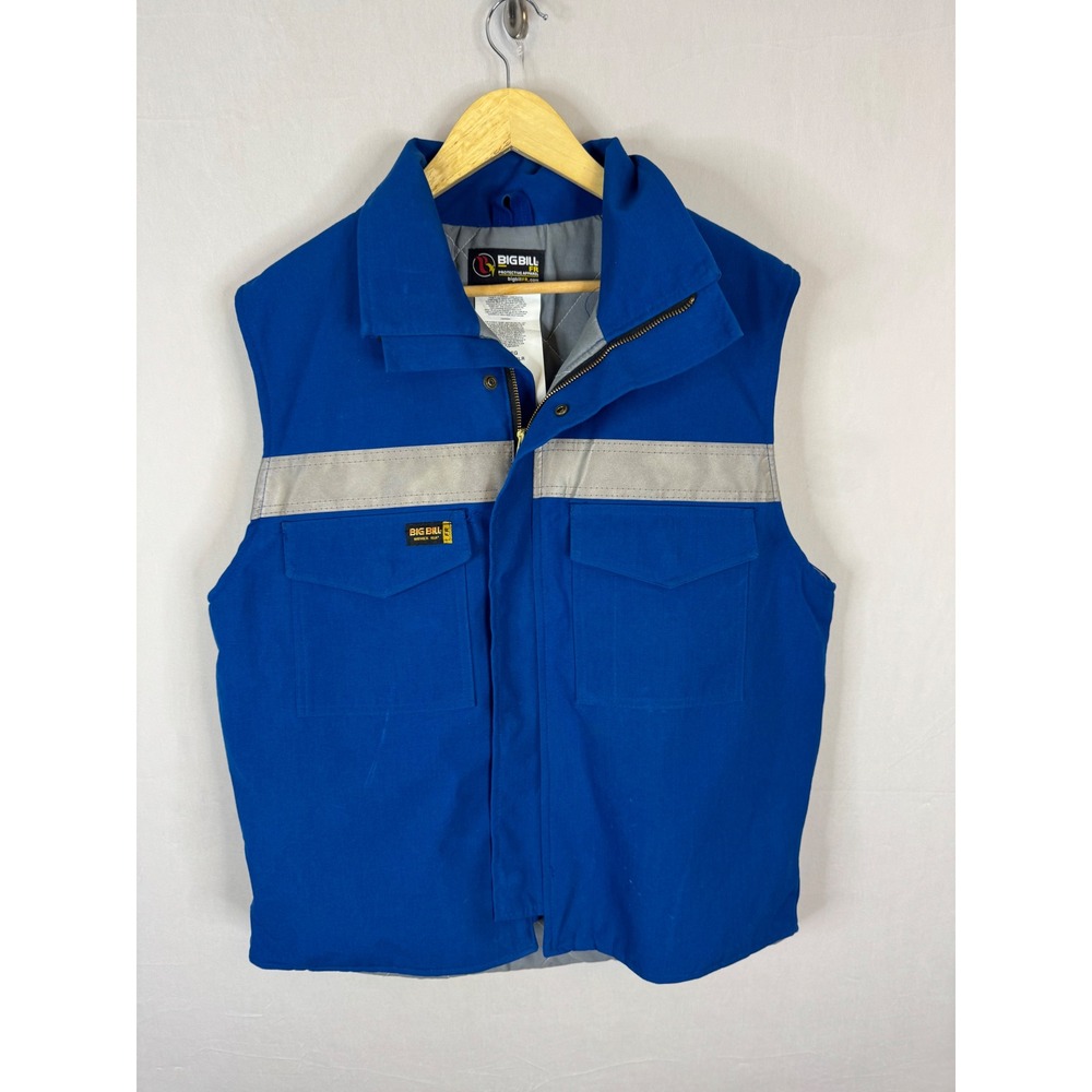 Big Bill FR Flame Resistant Nomex IIIA Reflective Work Vest Blue XL M610NV BLR